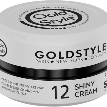 Gold Style Shiny Cream Hair Styling Wax 12  150ml
