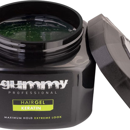 Gummy Professional Hair Gel Keratin Maximum Hold Extreme Look 500 ml - Africa Products Shop