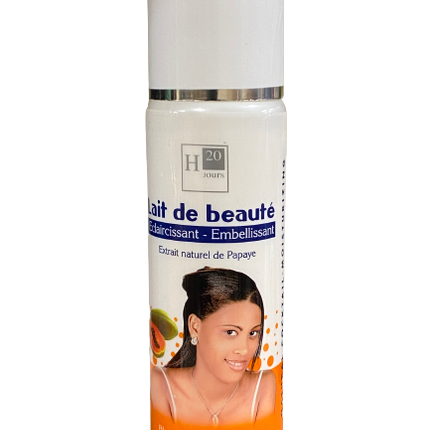 H20 Eclaircissant-Embeliisant Lait de Beauté 500 ml - Africa Products Shop