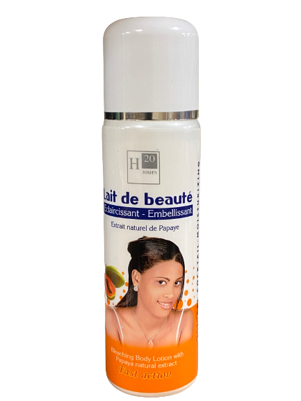 H20 Eclaircissant-Embeliisant Lait de Beauté 500 ml - Africa Products Shop