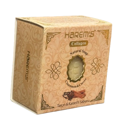 Harem's Collagen Natural Soap Cinnamon and Cloves 150 ml