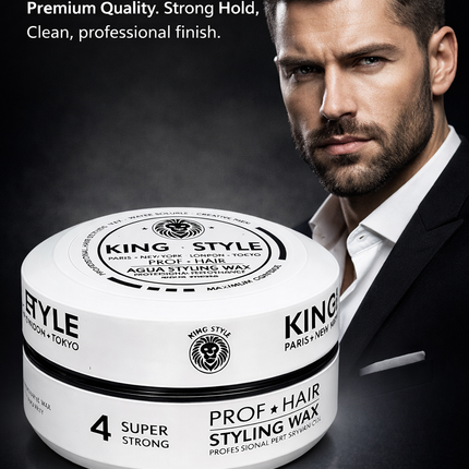 King Style Styling Wax Super Strong 4 150 ml - Hairwaxshop