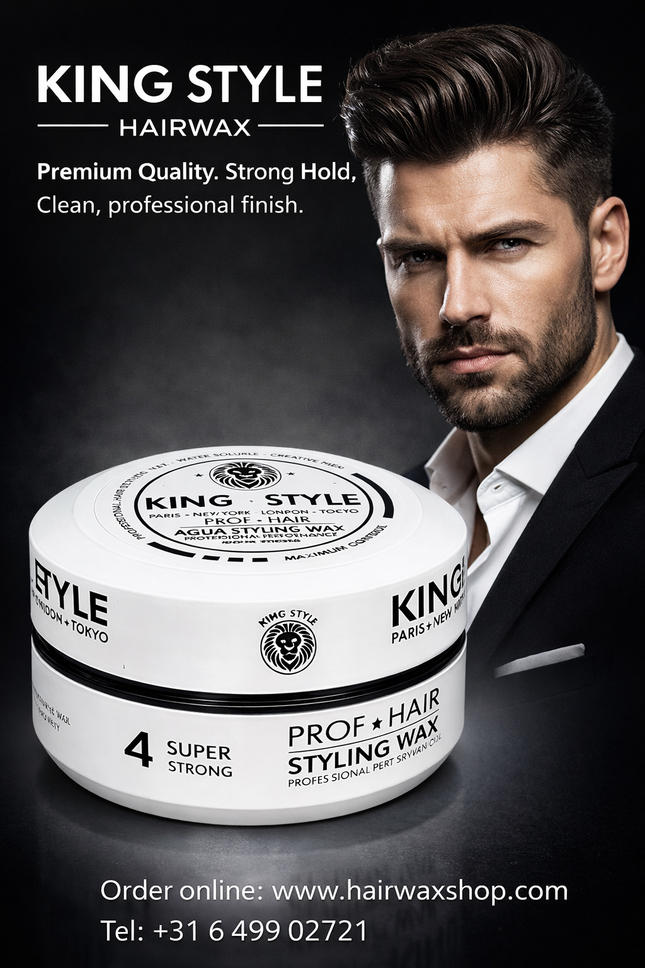 King Style Styling Wax Super Strong 4 150 ml - Hairwaxshop