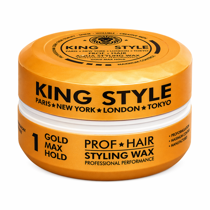 King Style Aqua Wax Gold Maximum Hold 1 150 ml - Hairwaxshop