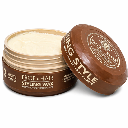 King Style Hair Styling Wax Matte Pomade 3 150ml - Hairwaxshop