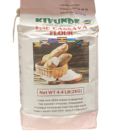 Kivunde Fine Cassava Flour Burundi 2 kg - Africa Products Shop