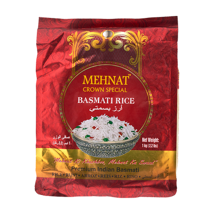 MEHNAT BASMATI RICE 1Kg - Africa Products Shop