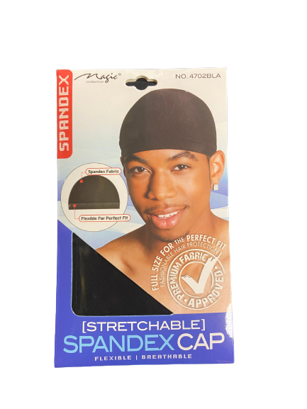 Magic Strectchable Spandex Cap NO 4702BLA - Africa Products Shop