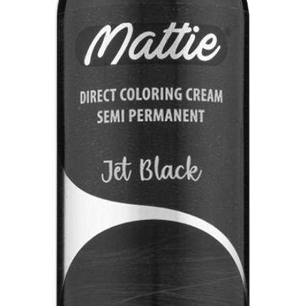 Mattie Direct Coloring Cream Semi-Permanent Jet Black  210 ml - Africa Products Shop