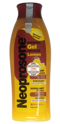 Neoprosone Lemon Shower Gel Lightening Antibacterial 750 ml - Africa Products Shop