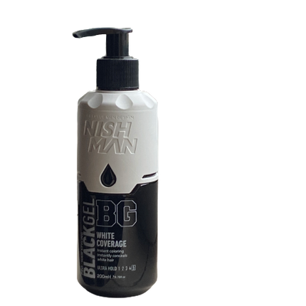 Nishman Black Gel BG White Coverage 200 ml - Africa Products Shop