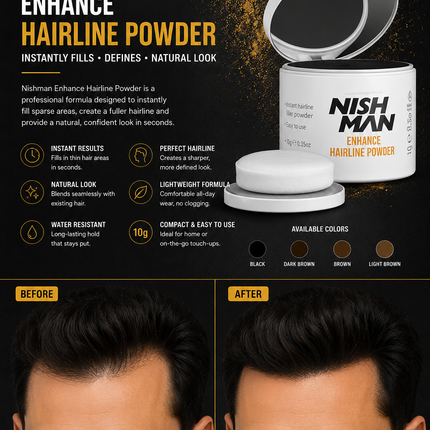 Nishman Enhance Hairline Powder 10 g