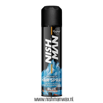 Nishman Pro Mech Blue Hair Spray 150 ml - Africa Products Shop