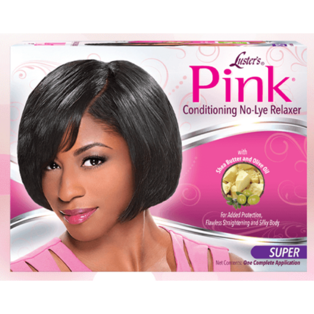 Pink Conditioner No-Lye Relaxer Kit Super