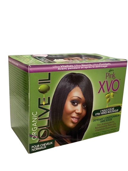 Pink Organic Olive Oil XVO Relaxer Kit Super Strength - Africa Products Shop
