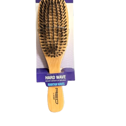 Red Kiss Hard Wave Boar Bristle Brush
