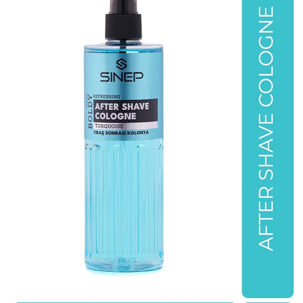 SINEP RESHESHING AFTER SHAVE COLOGNE TURQUOISE 400 ML