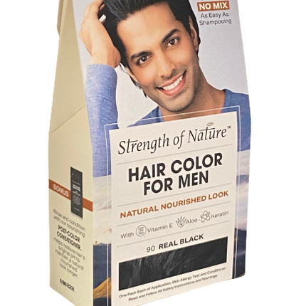 SON Hair Color Shampoo Men Real Black nummer 90 - Africa Products Shop