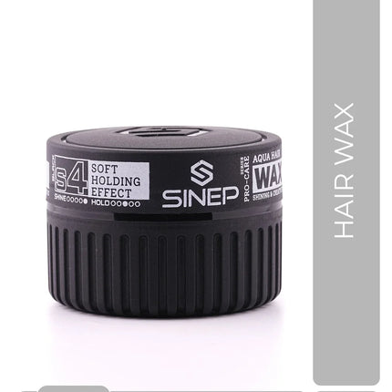 Sinep Aqua Styling Hair Wax Soft Holding Effect Black S4 150 ML