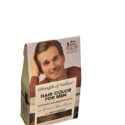 Strength of Nature Hair Color Men Light Brown Hair Shampoo