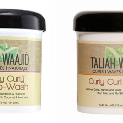 Taliah Waajid Cream Curly Co wash and Curly Curl Cream Set - Africa Products Shop