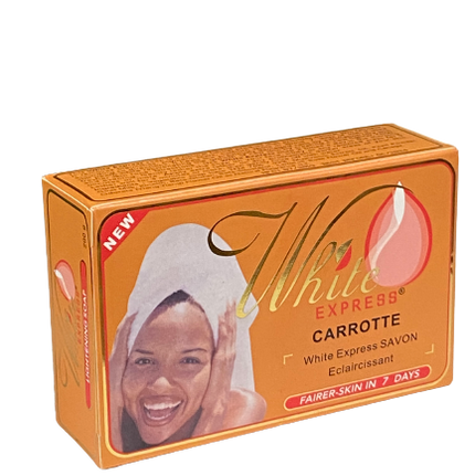White Express Carrot Lightening Soap 7 Days 200 g - Africa Products Shop