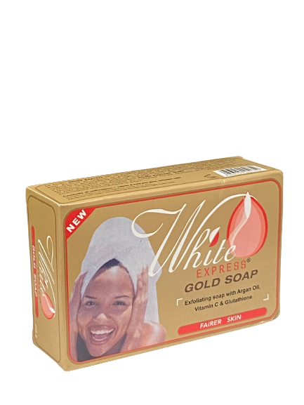 White Express Gold Soap Exfoliant Soap Fairer Skin 200 g - Africa Products Shop