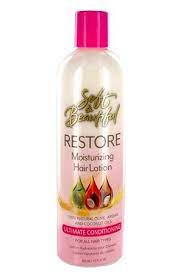 SOFT & BEAUTIFUL RESTORE MOISTURIZING HAIR LOTION 355ML - Africa Products Shop
