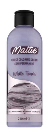 Mattie Direct Coloring Cream Semi Permanent White Toner 210ml - Africa Products Shop